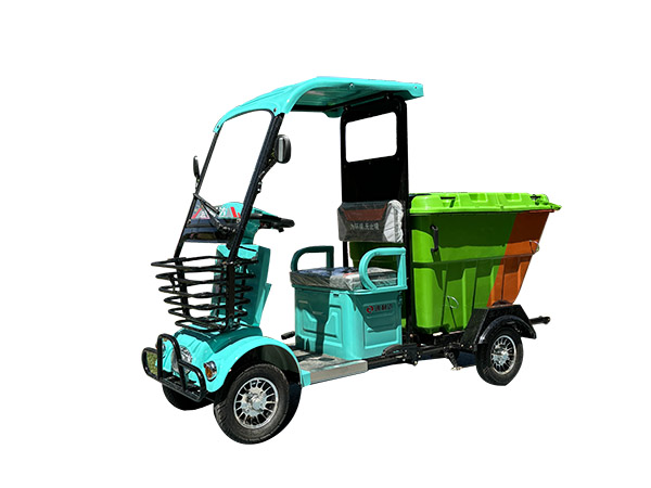 泰州電動四輪保潔車(500L塑料桶)